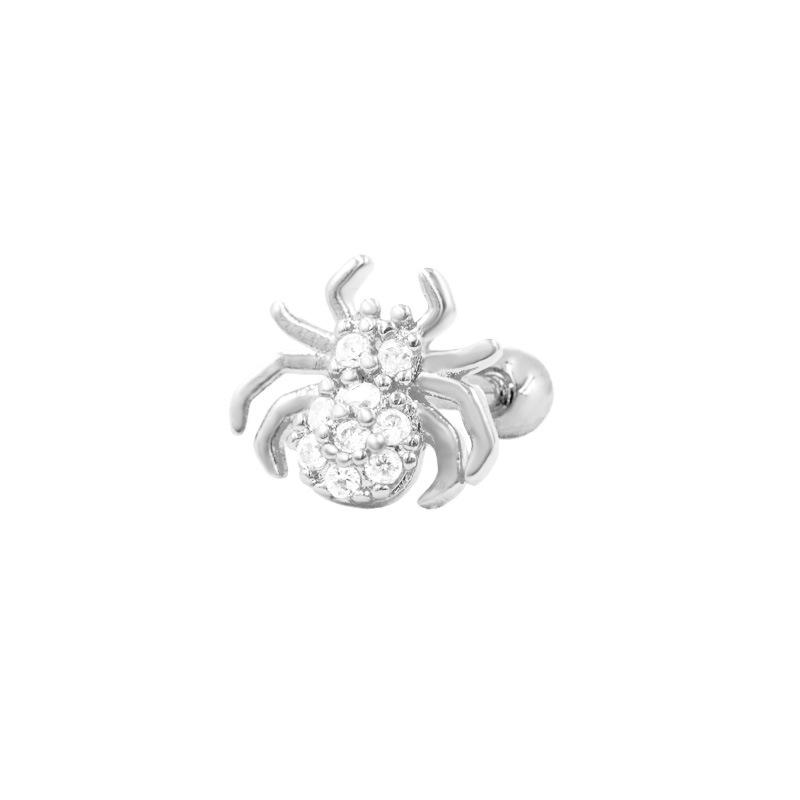 Gaibei 3D Butterfly and Spider Ear Bone Stud Jewelry