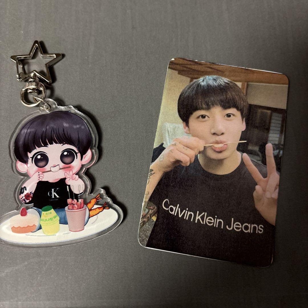 

[USED] JUNGKOOK Keyring Trading Card