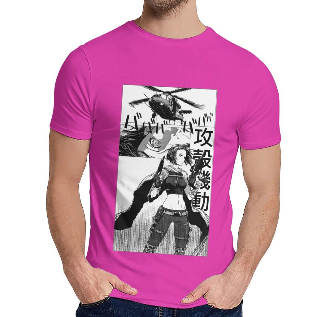 Pure Cotton Ghost In The Manga T Shirt Unisex Hip Hop Nice O Neck Camiseta