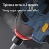 High-Power Brushless Impact Drill & Electric Screwdriver - Multi-functional for Drilling & Repair Tasks