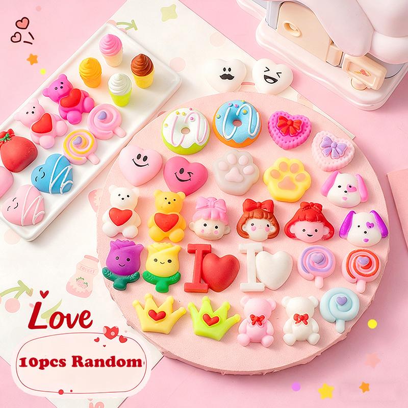 Valentine S Day Mochi Squishy Heart Love Floral Squishy Tabas Cat Paw Donut Press Stress Toys Lover Friendship Girlfriend Present