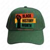 Black History Month Yesterday Today Tommorow Cap Adult Graphic Baseball Cap Adjustable Streetwear