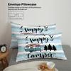 3pcs happy camper pattern printed bedding set, suitable for teenagers and adult's bedroom, camping, 1*duvet cover+2*pillowcase