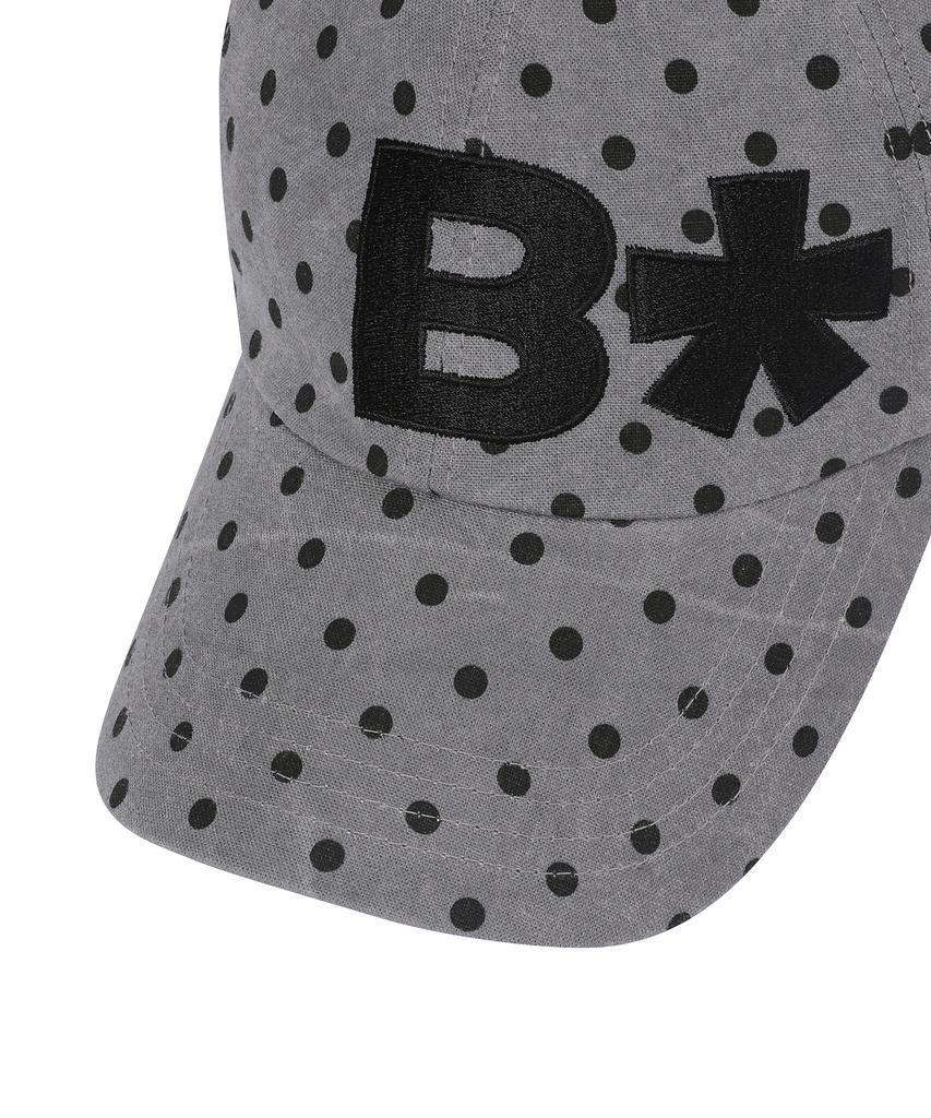 BAUF B Side Logo Ball Cap [Dot Grey]