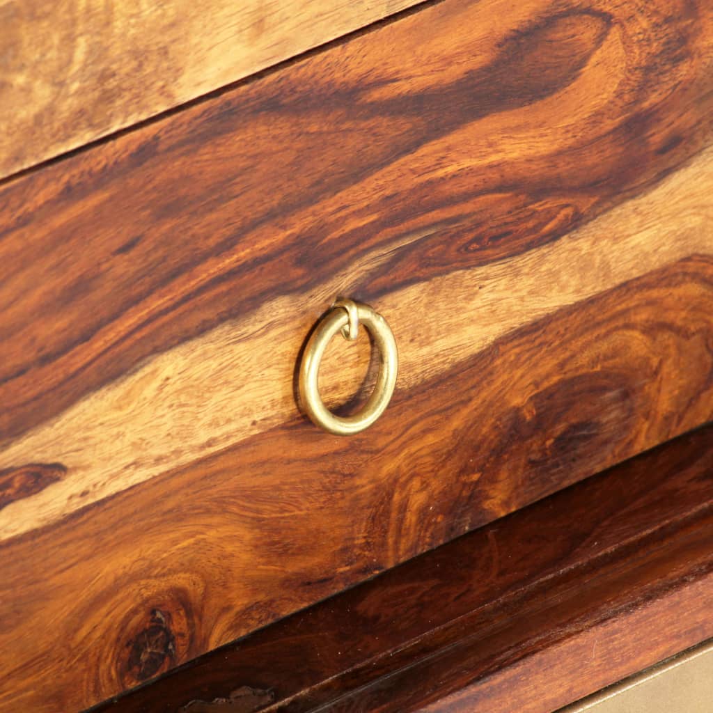 Sideboard 118x30x60 Cm Solid Acacia Wood
