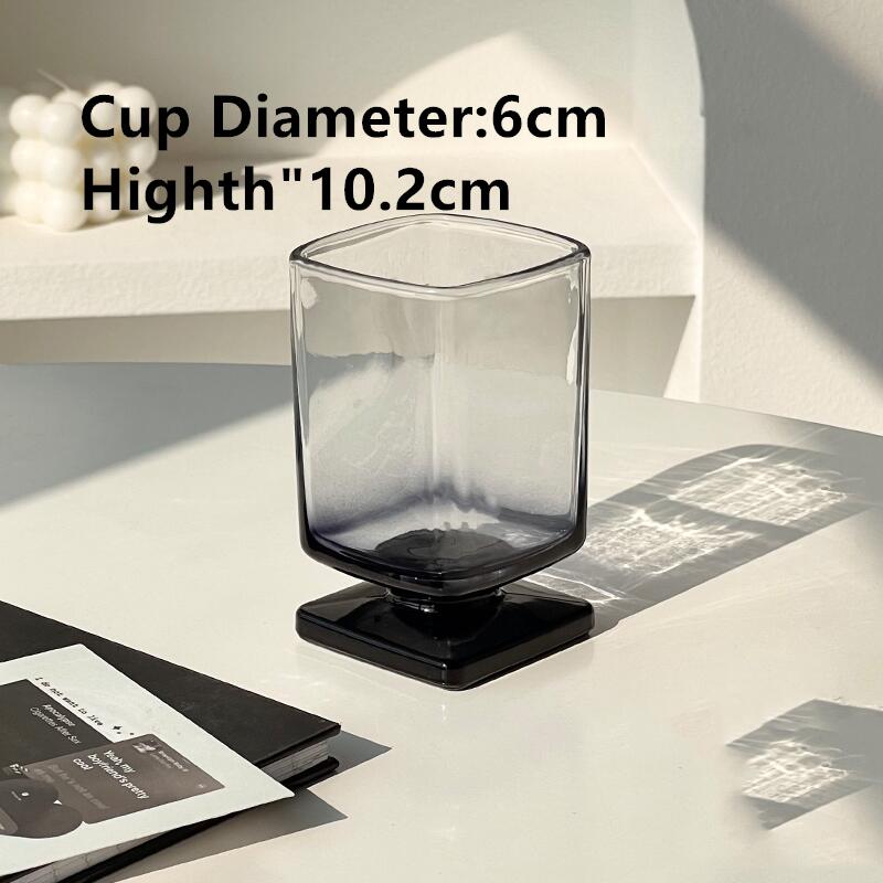 Glass cup for home use, high-end appearance, niche design, whiskey cup, beverage, cocktail cup