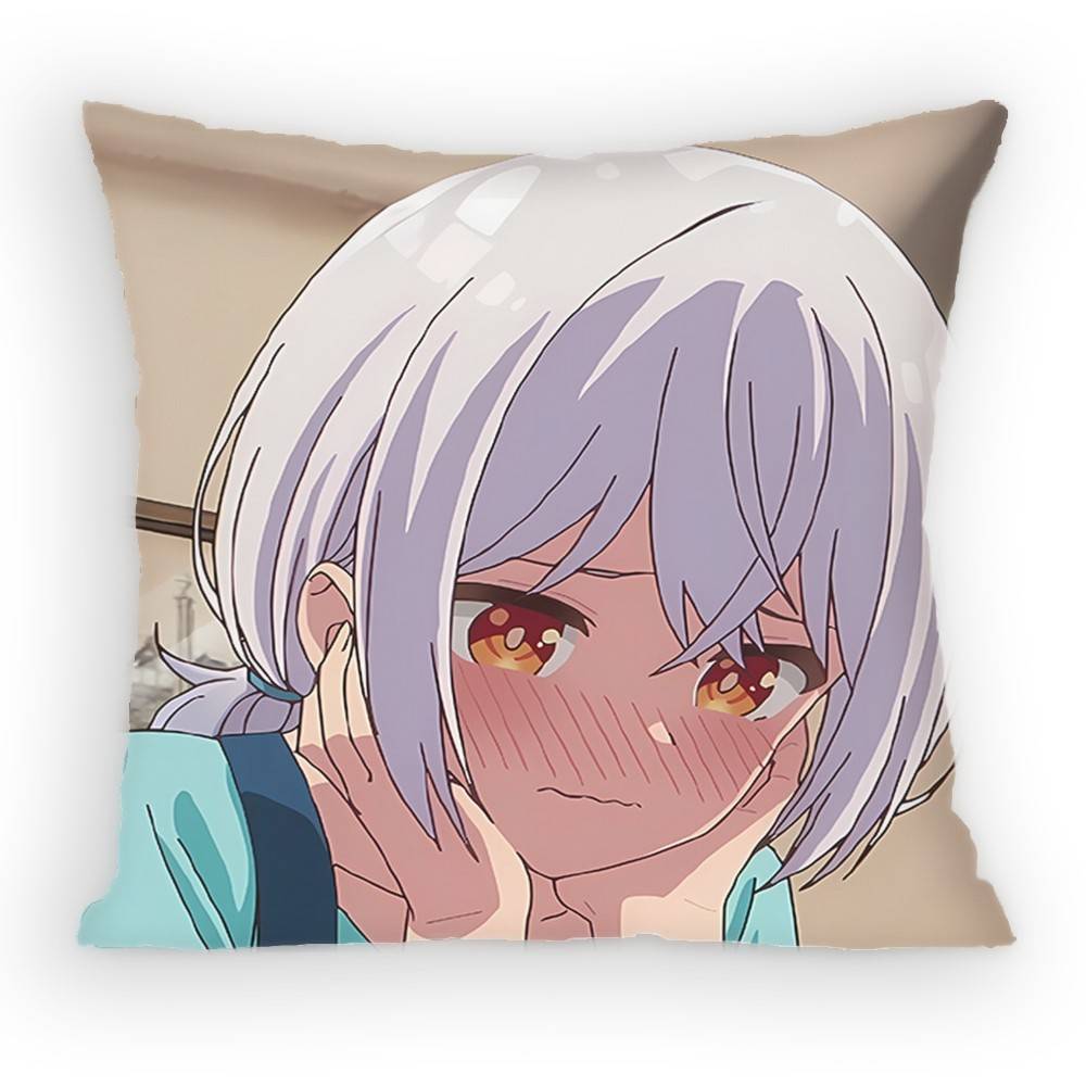 Tune in to The Midnight Heart Kirino Iko PillowCase Antidustmite Pillowcase Invisible zipper silky Sofa cushionCover for bedroom