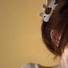 Korean Style Cartoon Bear Shark Clip Swwet Small Hair Claw Trendy Acetic Acid Carb Clip  Female