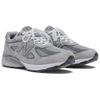 New Balance 990v4 Made In USA Grey Silver Unisex Sneakers U990GR4
