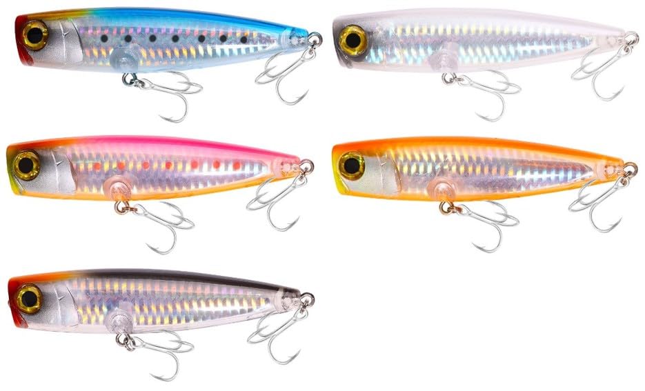 

Popper Lure Jet for Long Fixed Center of Set of 5 Bluefish, Cast, Gravity, 110mm, 23g, синий