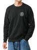 Converse Autumn Fleece Sweatshirt with Sagara Embroidery and American Casual Size LL Men's Patch, Style, Black,