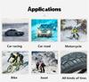 Car Tires Studs Spikes Wheel 12x8mm Snow Chains For Car Vehicle Truck Motorcycle Tires Winter Universal 100pcs/set Aluminum