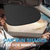 2Pcs Car Side Window Sun Shade Static Cling UV Blocker Visor Extender For Jeep