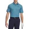 Under Armour Matchplay Golf Lässig Einfach Klassisch Knopf Kurzarm Poloshirt Herren Oberteile Limitless-Blau 6009799-466