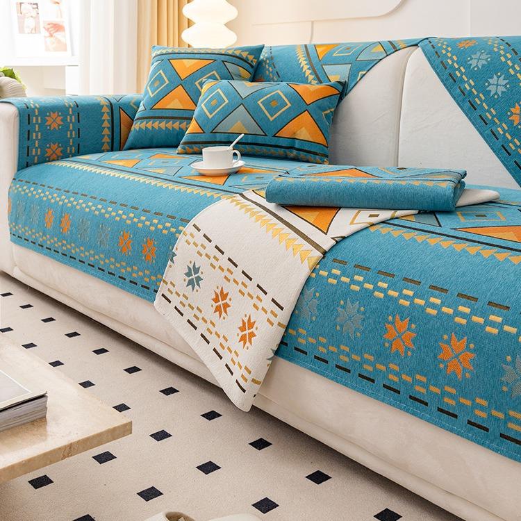 Chenier Sofa Cushion Universal In All Seasons, Simple Non-slip Seat Cushion, Sofa Cover, High-end Light Luxury Cover Cloth Towel