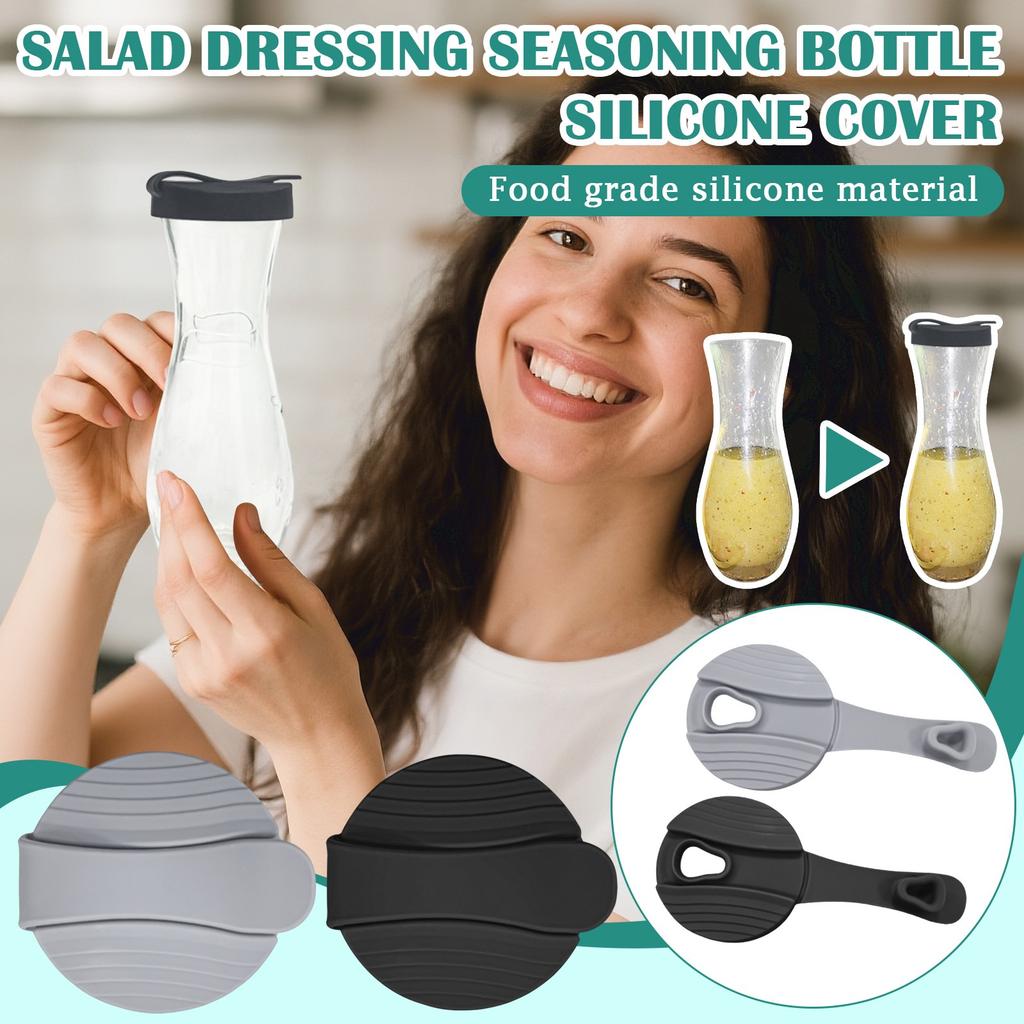 Dressing Shaker Replacement Lid | Food Grade Silicone | Tight Fitting And Closable Lid |