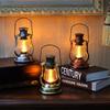 Vintage Solar LED Horse Lantern: Outdoor & Garden Decorative Flame Candle Light