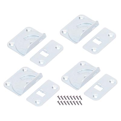 4 PEZZI Staffa per Sponda Letto Heavy Duty Acciaio Inossidabile Raccordi per Sponda Letto per Struttura Letto Poggiapiedi