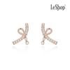 [LsSHOP] 14K Twine Note Earrings (Gold Plated)_LJ5091BRE