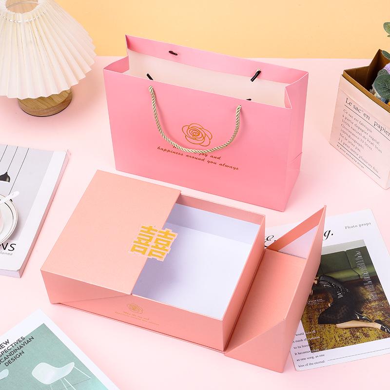 

Elegant Large Gift Box for Birthdays & Weddings – Versatile Empty Box for High-End Souvenirs & Candy Size 4: 29*21*10 cm