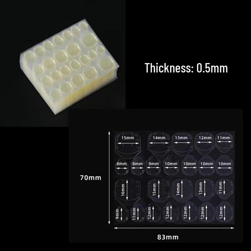 

Крафт Желейный Клей Носимый Лак для Ногтей: Супер липкое, отслаивающееся желтое базовое покрытие с водостойкими наклейками для нейл-арта и очень большими типсами