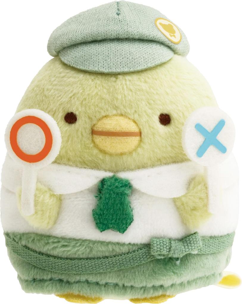 Sumikko The Mysterious Girl of the Tsugihagi Tenori Plush Toy Set Not Products Not [Goods] "Movie Gurashi Factory" (Penguin?/Penguin (real)/Osewa