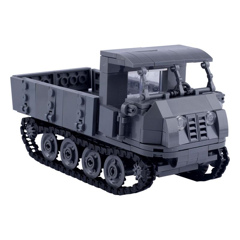 Iron Donkey Armored Car Tank Military Soldier Miniature Accessories Assembly Small Particles Building Block Toy