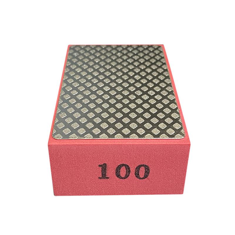 1/4Pcs Diamond Hand Polishing Pads Abrasive Block For Stone Marble Ceramic Tile Glass Grinding Sanding Disc