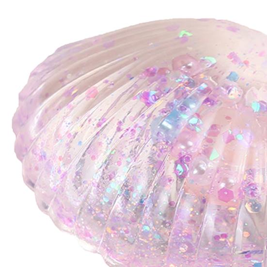 Clear Shell Squeeze Toy Stress Relief Glitter Stress Sugar Ball Sensory Toy Soft Decompression Fidget Toy Party Favors