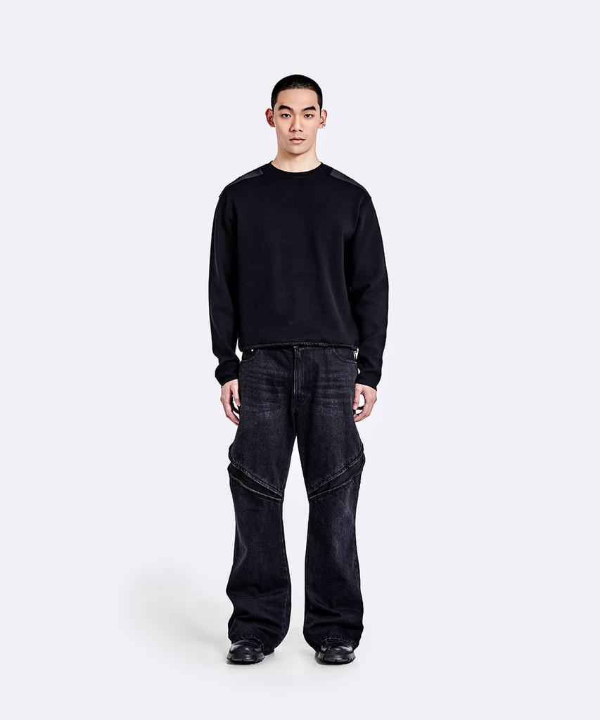 51Peosenteu Devils Denim Pants - Washed Black