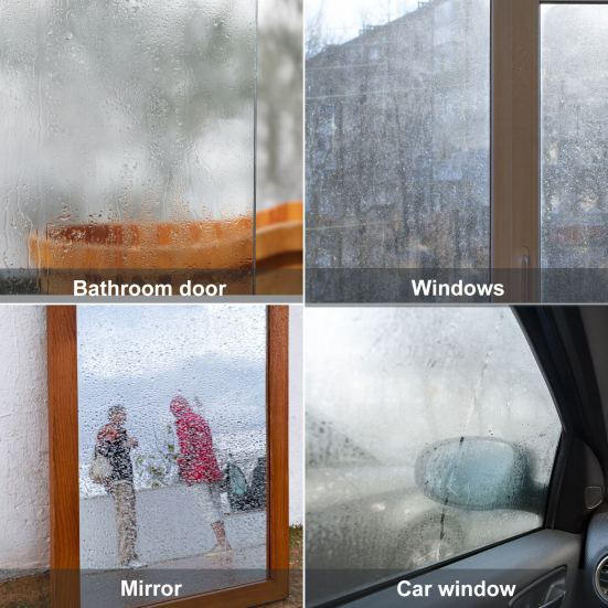 Glass Wiper with Hanging Hole Convenient Storage Ergonomic Handle Comfortable Grip Window Squeegee T-Shaped All Purpose Glass Door Shower Squeegee