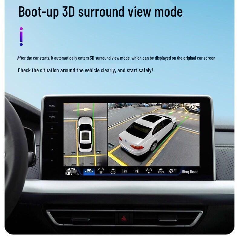 360° Panoramic Camera for Toyota Levin, Fenglanda, Weilanda, and Corolla Ruifang with 3D Decoding
