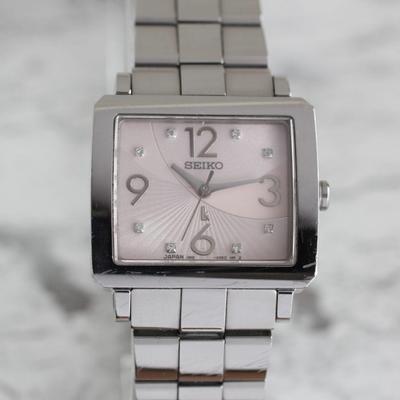 Used Working SEIKO LUKIA Watch Quartz 1N01-OLZO
