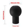 Non-Slip 5-Speed Shift Knob Cover For Suzuki Swift SX4 Alto Silicone Protective Skin & Collar for Manual Gear Stick Lever