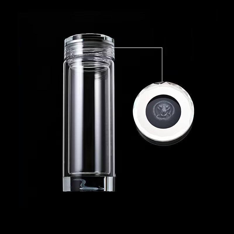 

OLOEY Chinese Zodiac Crystal Double-Wall Glass Cup