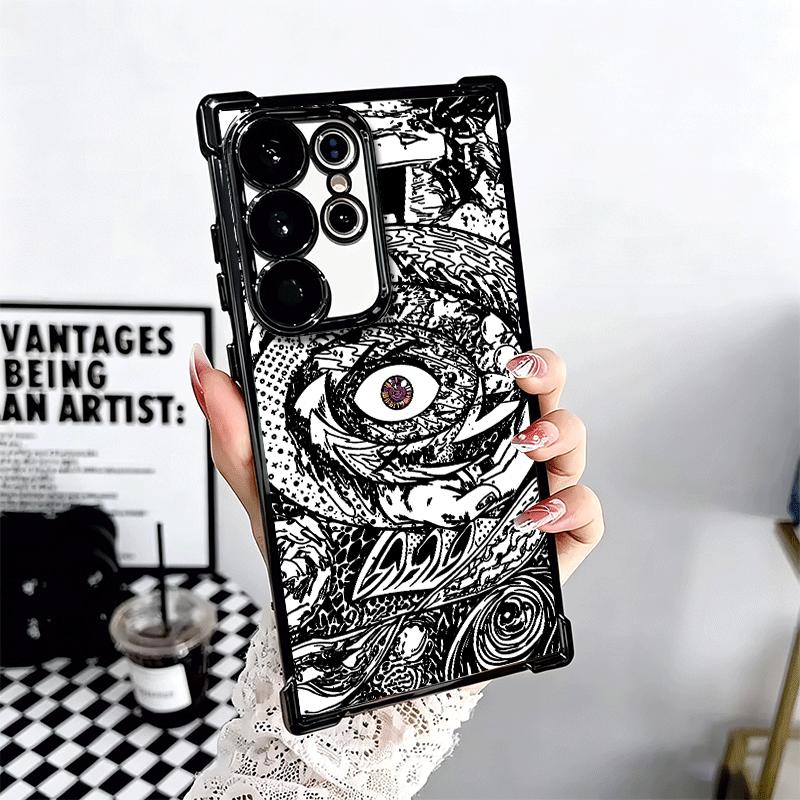 Bad Bunny X100pre Plating Phone Case For Samsung Galaxy S24 S25 FE S26 Edge S23 Ultra S22 S21 Plus S20 Anti-Fall Airabag Cover