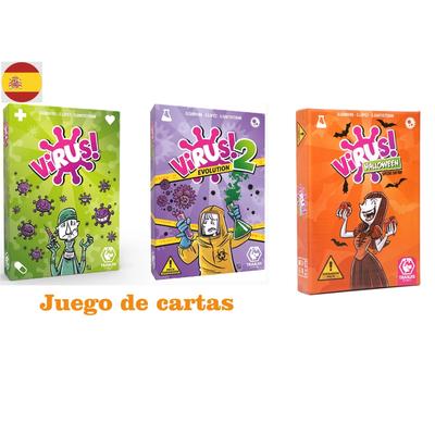 In Spaanse Versie In Engelse Virus Kaartspel Het Besmettelijke Virus 2 Kaart Correcte Versie Party Spel Voor Plezier Gezinsspellen