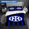 3 PEZZI F.C. Set Biancheria da Letto Morbido Stampato Internazionale Milano, Include 1 Federa per Piumone e 2 Federe per Cuscino, Perfetto per Camera da Letto, Dormitorio, Regalo per Fan