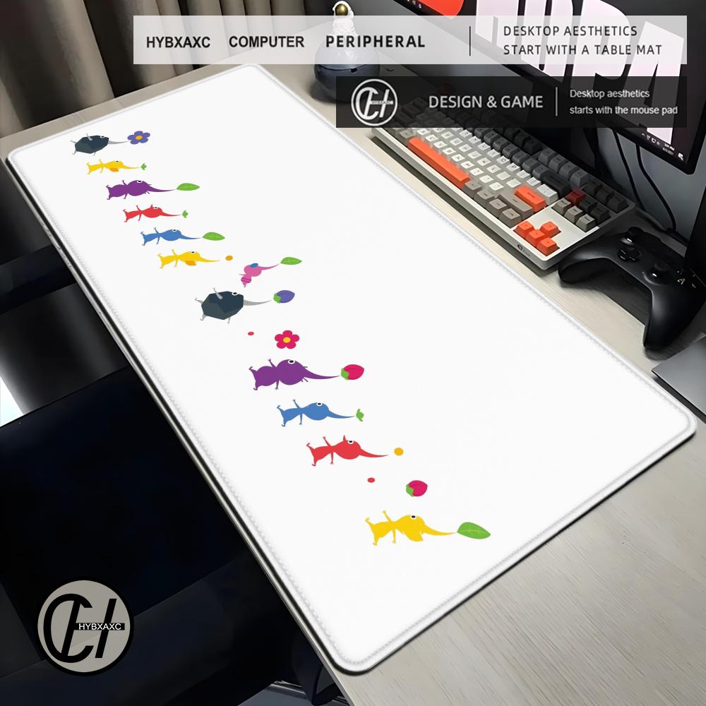 Classic Animation PPikmin Mouse Pad Cute Hd Desk Mat Extended Gaming Keyboard Mat Large 90x40 Pikmins Creative Cartoon Mousepad