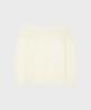 Alkialka Shirring Off-Shoulder Knit (Ivory)