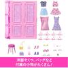 Barbie Dream Closet Pink Fashion Doll Storage Organizer with Accessories for Dress-Up Play 3 Years and Up