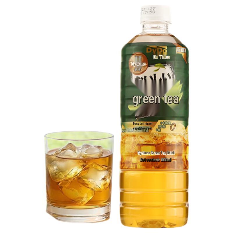 DyDo Gyokuro Green Tea, Sugar-Free, 600ml x 15 Bottles