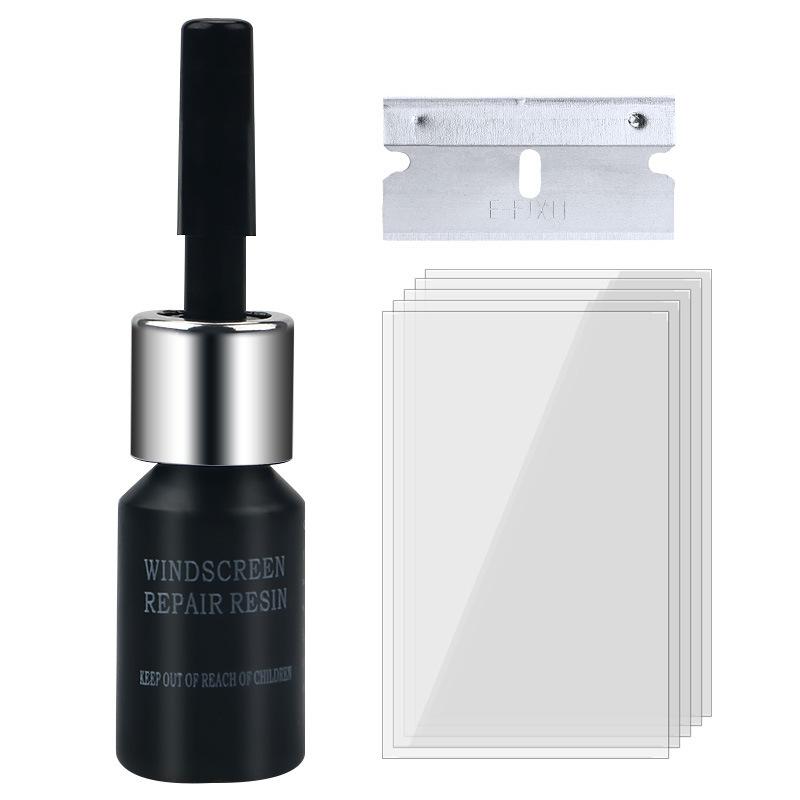 Kit de reparación de parabrisas de automóviles: relleno nanofluídico para la desaparición de grietas y desconchones, mantenimiento de vidrio líquido