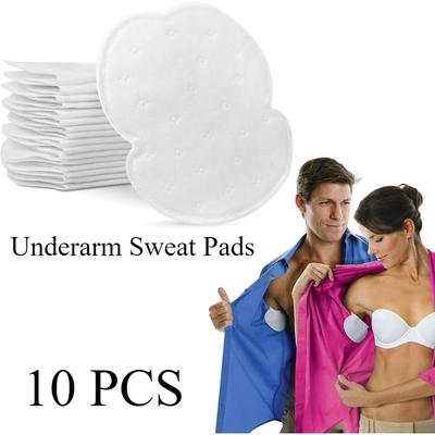 10pc Quality Absorbent Dress Shields Armpit Guards,Underarm Sweat Pads,Armpit Antiperspirant Towel,Ultra-thin Invisible Anti-Armpit Sweating