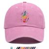 Pc Rainbow Treble Clef Print Baseball Cap Trucker Hat Comfortable and Breathable Stylish and Beautiful Cartoon Game Black C
