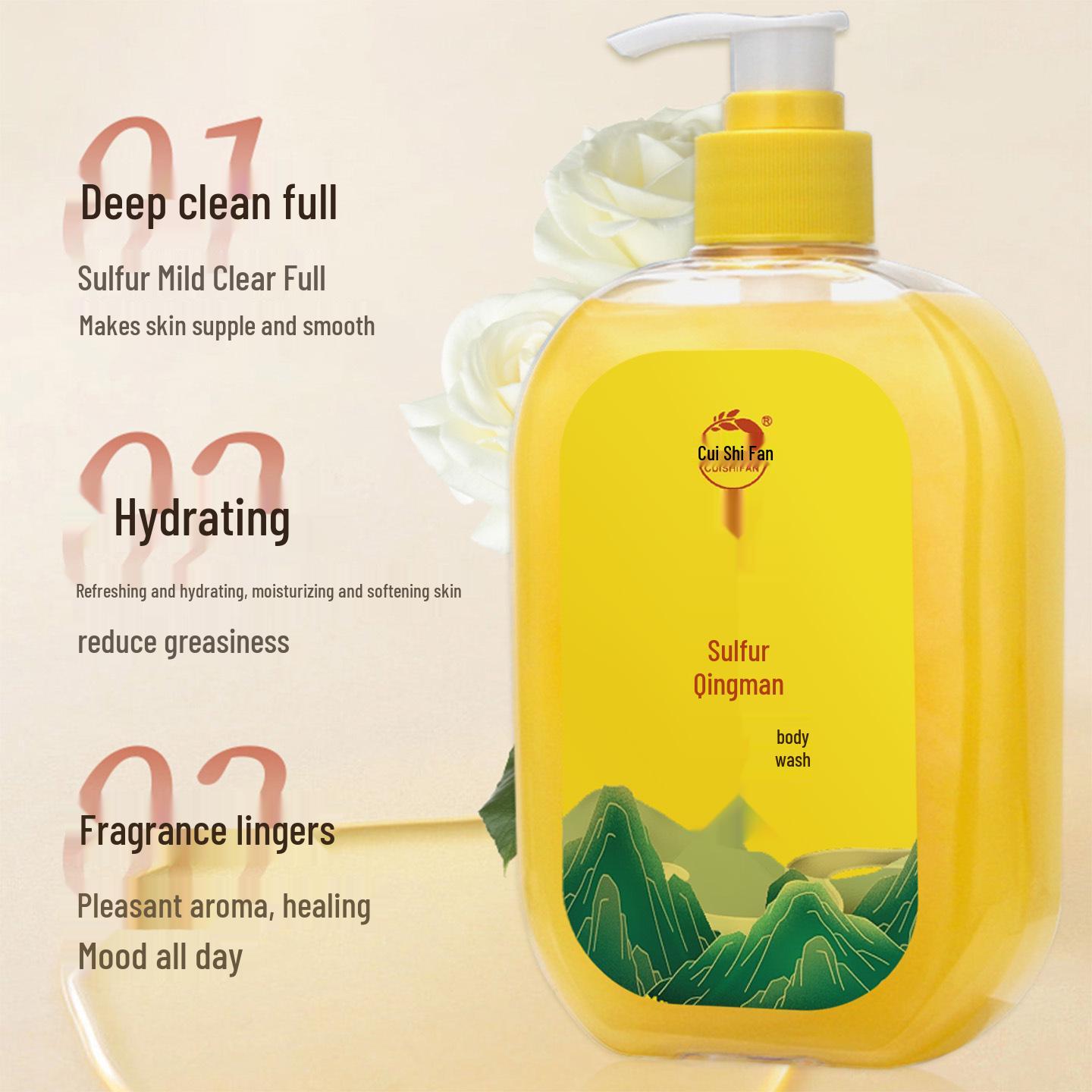 Cui Shifan Mite & Acne Removal Shower Gel with Long-Lasting Fragrance