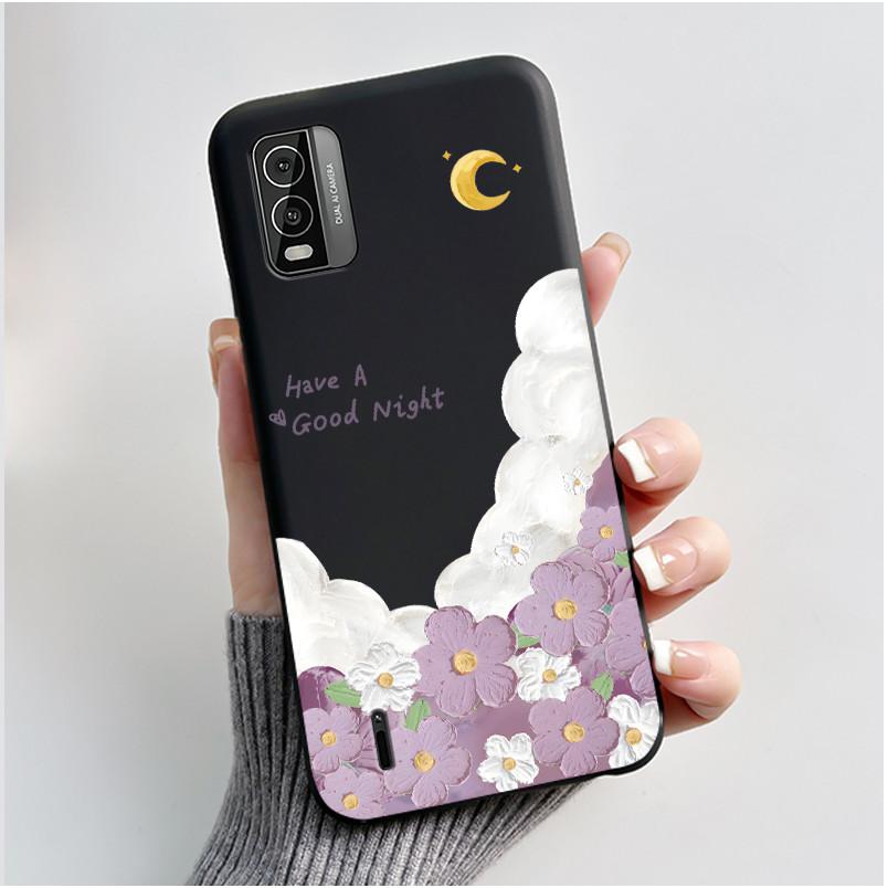 Cute Case For Nokia C210 / Nokia C300 4G Fundas Printing Shell Protective Cover Soft Silicone Cartoon Phone Casing Coque Capa