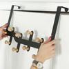 Modern Fashion Door Back Hook Bedroom Porch Free Punch Coat Hook Bathroom Door Hook Towel Rack Metal Hook