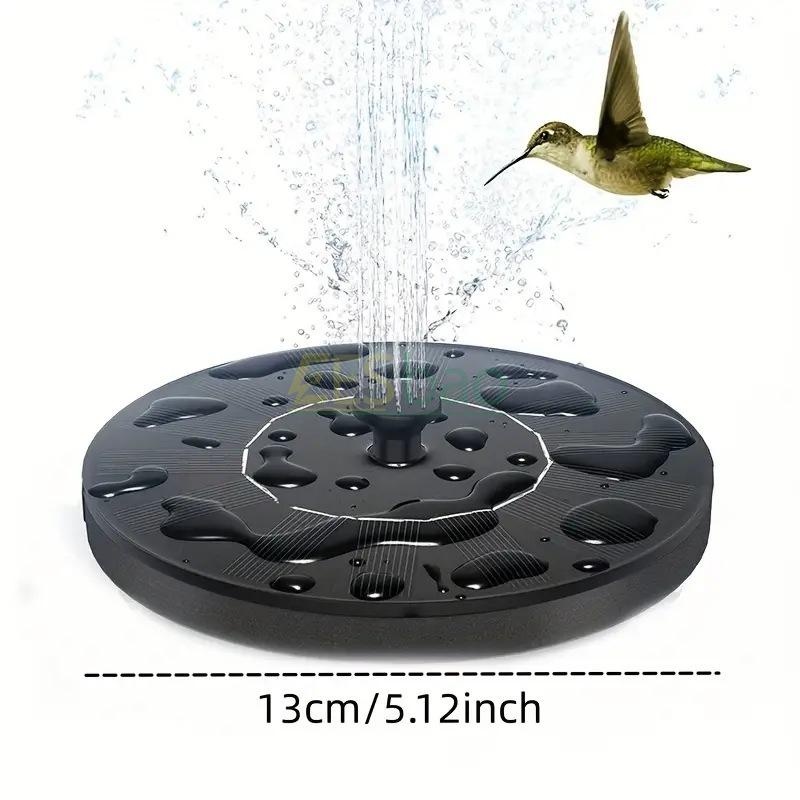 Mini Solcellefontene Basseng Dam Ny Foss Fontene Hageutstyr Dekorasjon Utendørs Solcellefontene Fuglebad 1W/1.4W