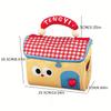 1pc Cute Cottage Makeup Bag Large Capacity Multifunctional Fresh-Keeping Insulated Lunch Box Bag Handbag Beauty Bag